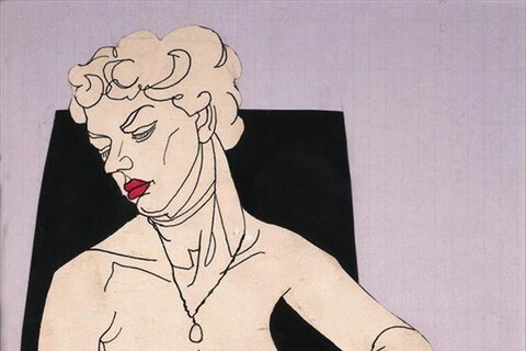 Nude at Red Table 1954
