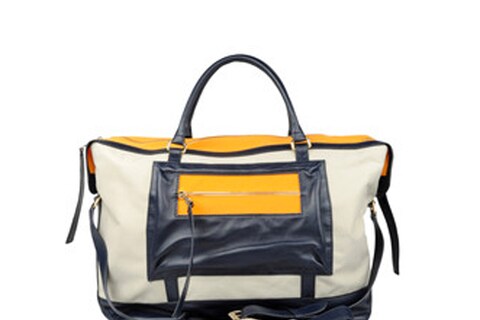 Raf Simons S/S11 grosgrain travel bag