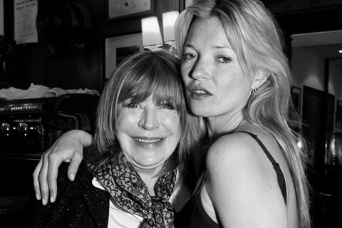 Marianne Faithfull and Kate Moss