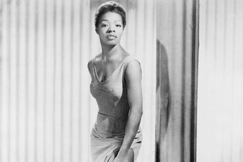 Maya Angelou in 1957, taking part in the Caribbean Calypso F