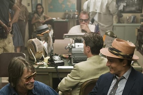 Bruce Robinson and Johnny Depp (Paul Kemp), The Rum Diary