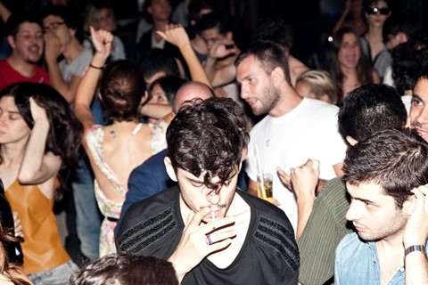 Crowd at the AnOther party