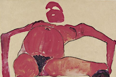 Nude Pregnant Woman Reclining, 1910