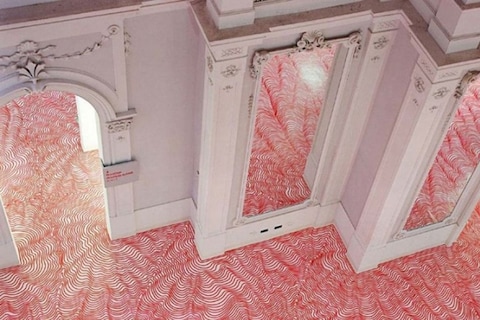 Heike Weber, Installations (Permanent Marker)