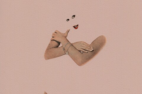 Joe Webb, Cover Up, Original Collage
