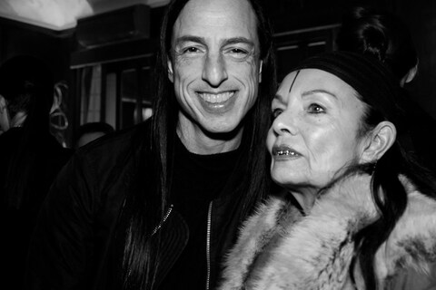 Rick Owens and Michele Lamy