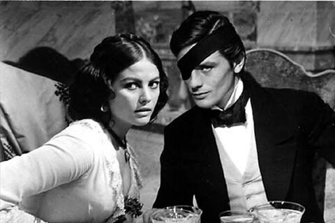 Claudia Cardinale and Alain Delon in The Leopard, 1963