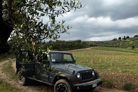 Jeep drive through artimino estate