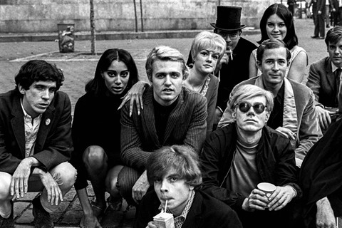 ‘Andy Warhol with Group at Bus Stop’, New York, 19