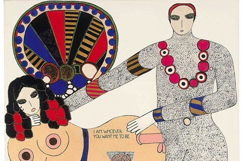 Dorothy Iannone, I Am Whoever You Want Me To Be, 1970
