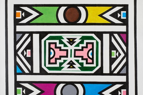 Esther Mahlangu_E055 77x87,5 2011