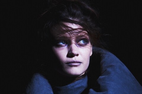 Diana Moldovan at Gareth Pugh A/W13