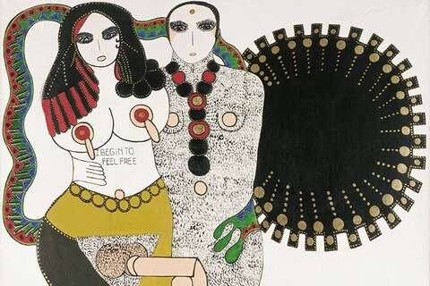 Dorothy Iannone , I Begin To Feel Free, 1970