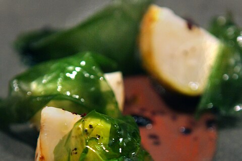 Celariac with Olive Seaweed
