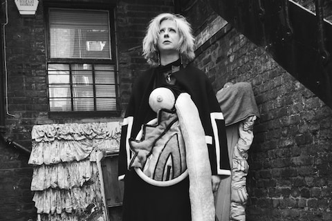 Julie Verhoeven in her studio