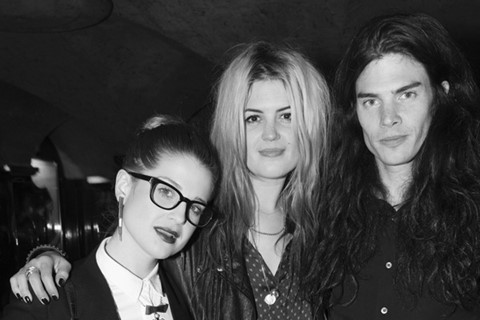 Alison Mosshart, Matthew Mosshart and Kelly Osbourne