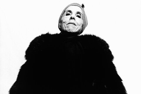 Isak Dinesen, writer, Copenhagen, Denmark, April 9, 1958
