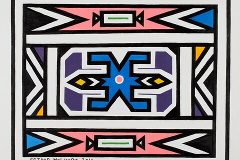 Esther Mahlangu_E098 68x83,5 2010