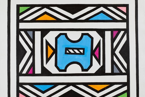 Esther Mahlangu_E060 76,5x87 2011