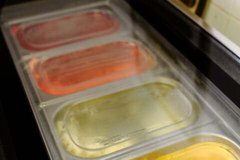 Fresh ice cream at La Grotta