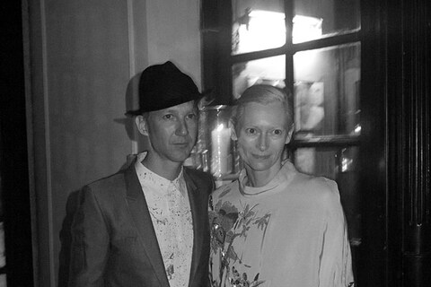 Jefferson Hack and Tilda Swinton