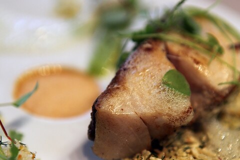 Club Gascon Pollock and Cauliflower Couscous