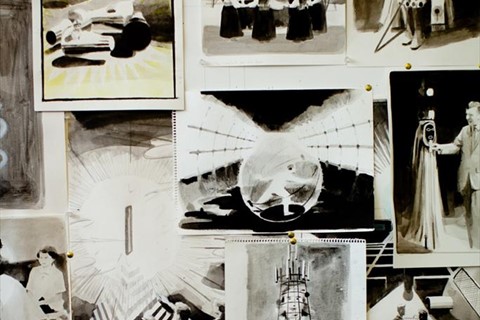 Adam Dix&#39;s studio