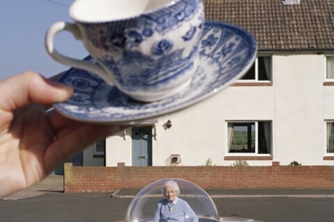 Mrs. Lishman &amp; Her Flying Saucer, Beale, Northumberland, 200
