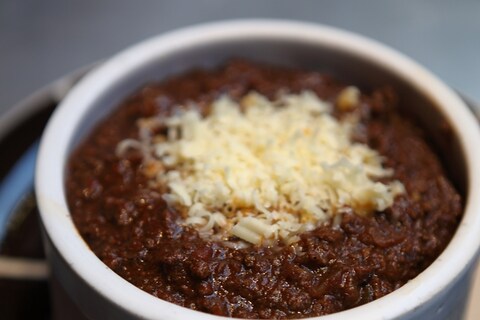 Chili mac at Blue Plate