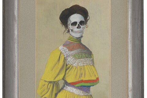 Marcos Raya, Untitled (Woman in Yellow Dress)