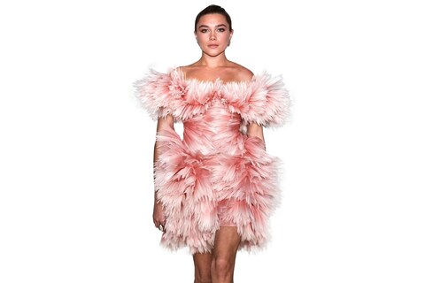Florence Pugh Alexander McQueen Oscars 2020