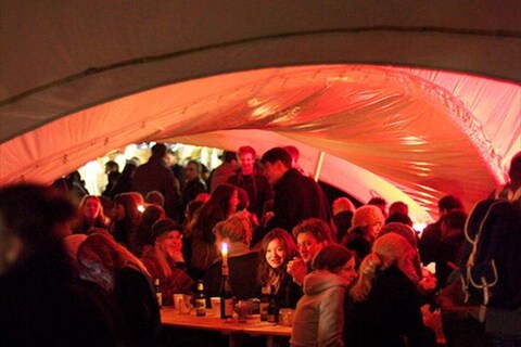 Beer tent at The Long Table