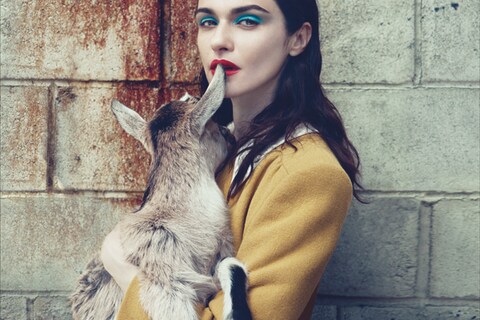 Sheena with Rachel Weisz on the cover of AnOther Magazine Is