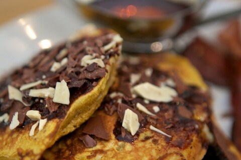 Anthony Fergusons pumpkin pancakes at the Avo Hotel