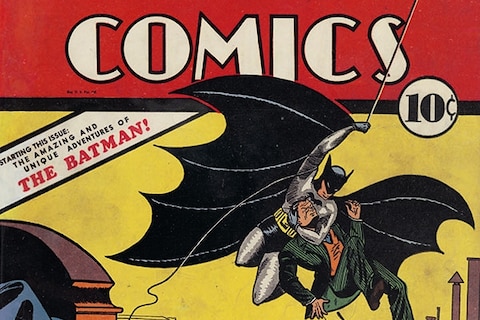 Detective Comics No. 27. Cover art, Bob Kane, May 1939