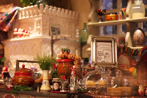 The interior at Mari Vanna