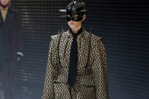 Gucci Autumn/Winter 2019 mask show AW19 FW19