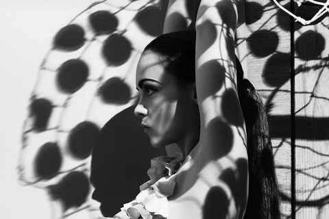 Christina Ricci wearing Alexander McQueen in AnOther Magazin