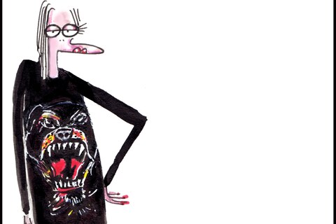 Polly Bean in Givenchy