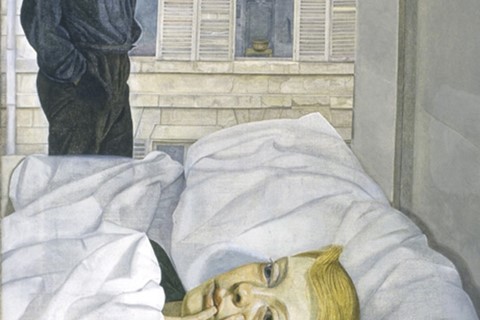 Hotel Bedroom, 1954 by Lucian Freud