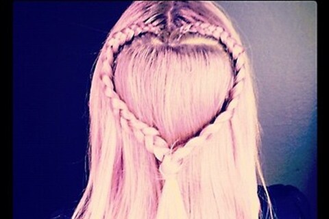 Heart braid by @sapphireringlet