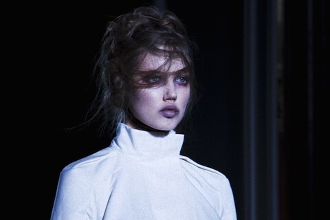 Lindsey Wixson at Gareth Pugh A/W13