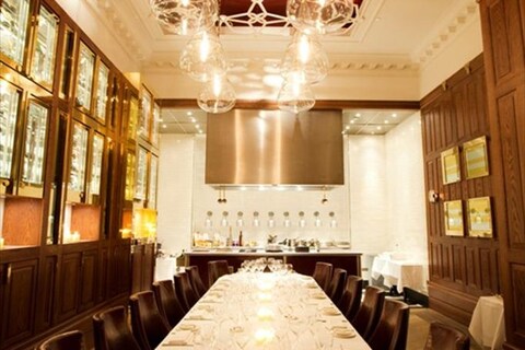 The dining room at Clinique Aromatics Elixir 40th Anniversar