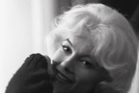 Monroe in her dressing room, on the set of Let&#39;s Make Love, 