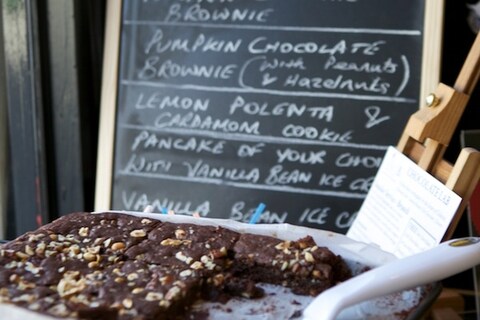 Niko B brownies at the Avo Hotel