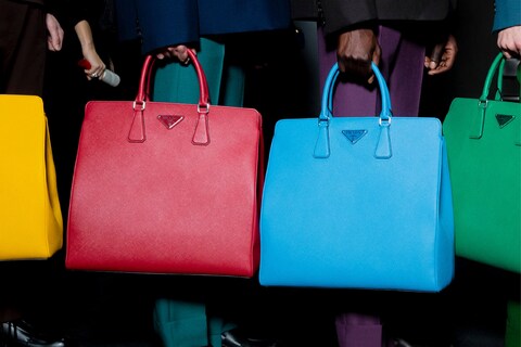 Miuccia Prada, Galleria saffiano leather tote in y