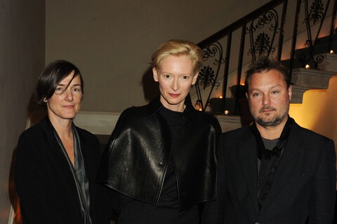 Sadie Coles, Tilda Swinton and Juergen Teller