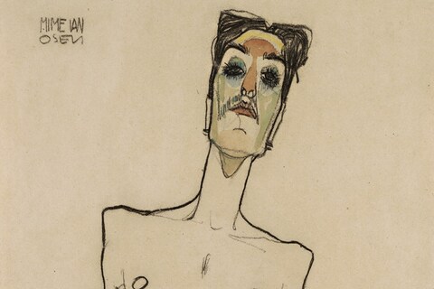 Egon Schiele, Mime Van Osen, 1910