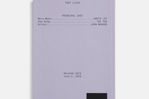 Past Lives Screenplay Book