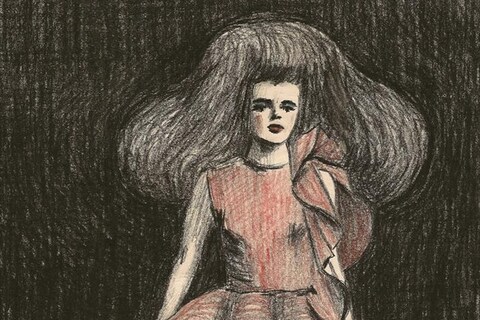 Lanvin S/S 10, Look 4, Illustrations by Zoe Taylor